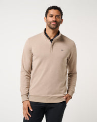 Cloud Quarter Zip 2.0 Men|Golf|New/Heather Portabella Brown