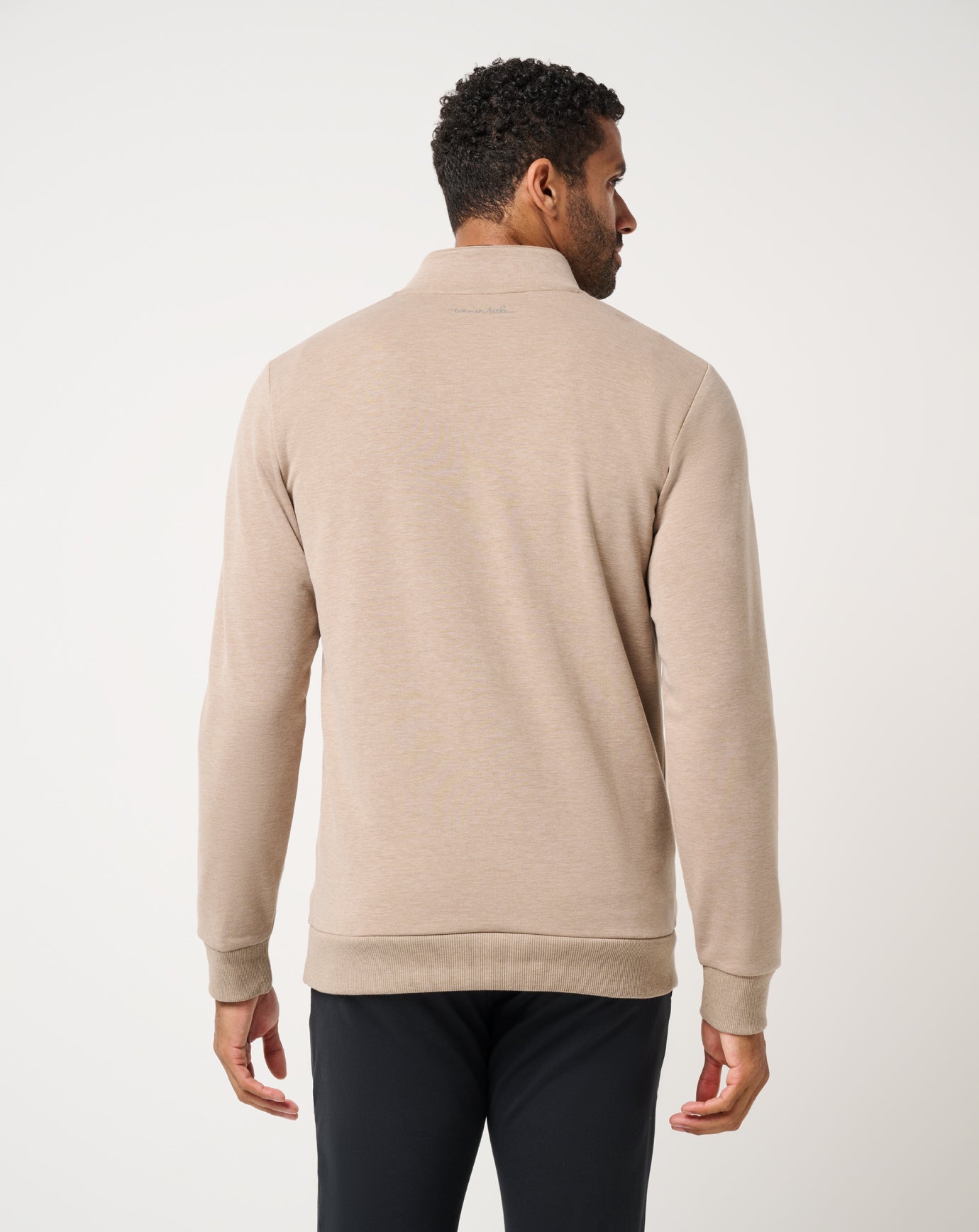 Cloud Quarter Zip 2.0 Men|Golf|New/Heather Portabella Brown
