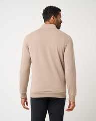 Cloud Quarter Zip 2.0 Men|Golf|New/Heather Portabella Brown