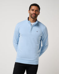 Cloud Quarter Zip 2.0 Men|Golf|New/Heather Powder Blue