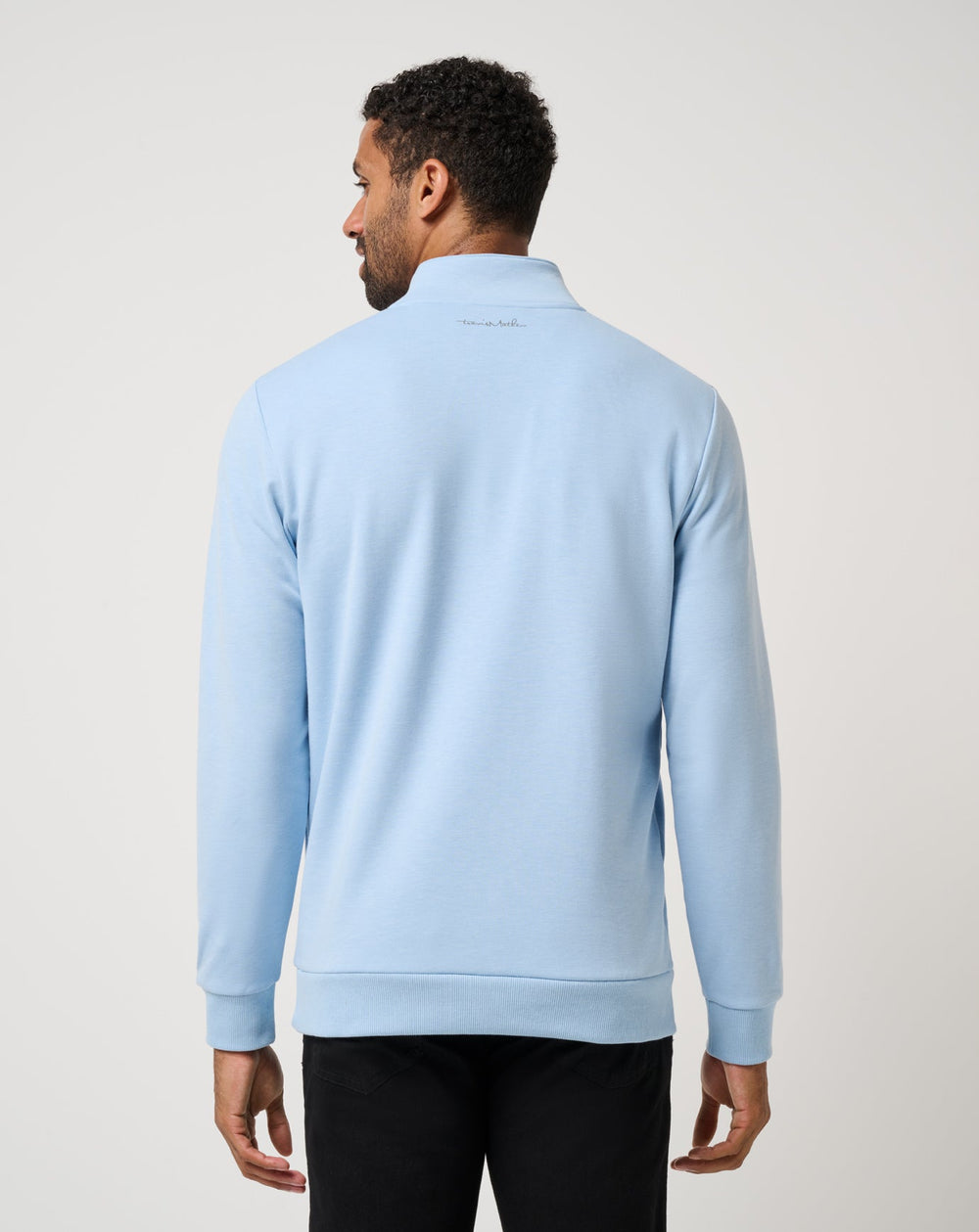 Cloud Quarter Zip 2.0 Men|Golf|New/Heather Powder Blue