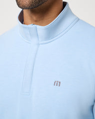 Cloud Quarter Zip 2.0 Men|Golf|New/Heather Powder Blue