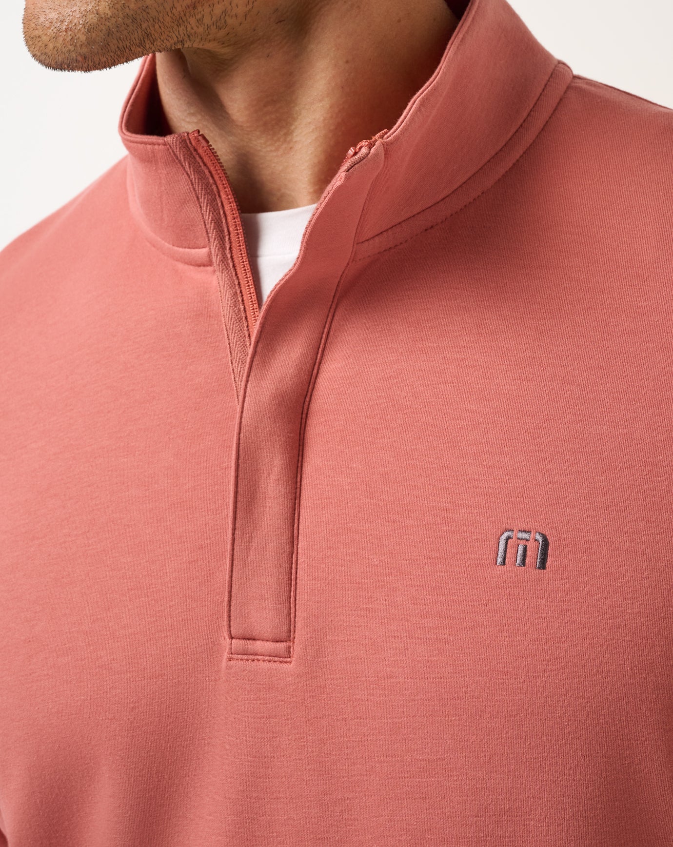 Cloud Quarter Zip 2.0 Men|Golf|New/Brick Dust