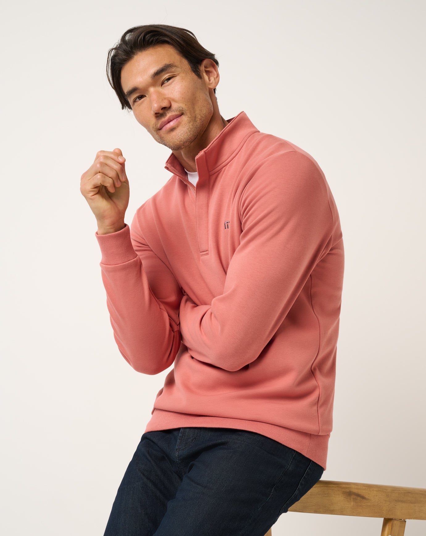 Cloud Quarter Zip 2.0 Men|Golf|New/Brick Dust
