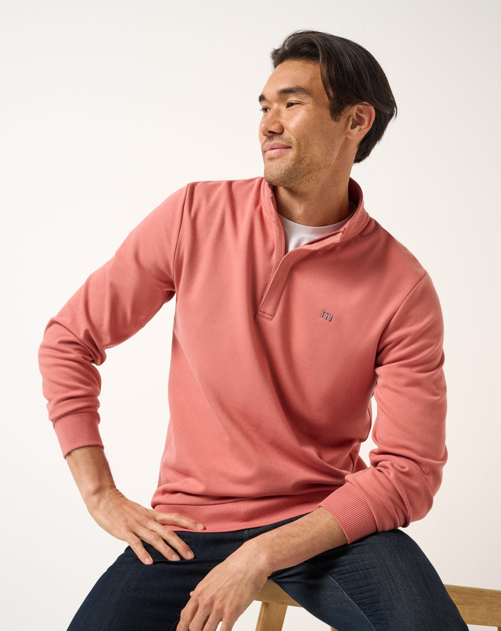 Cloud Quarter Zip 2.0 Men|Golf|New/Brick Dust