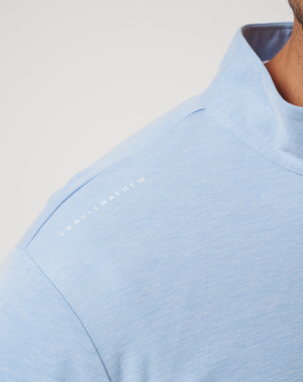 Chicago Cubs Time To Tailgate Quarter Zip Men|Game Day|New/Heather Blue