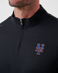 New York Mets Time To Tailgate Quarter Zip Men|New/Black