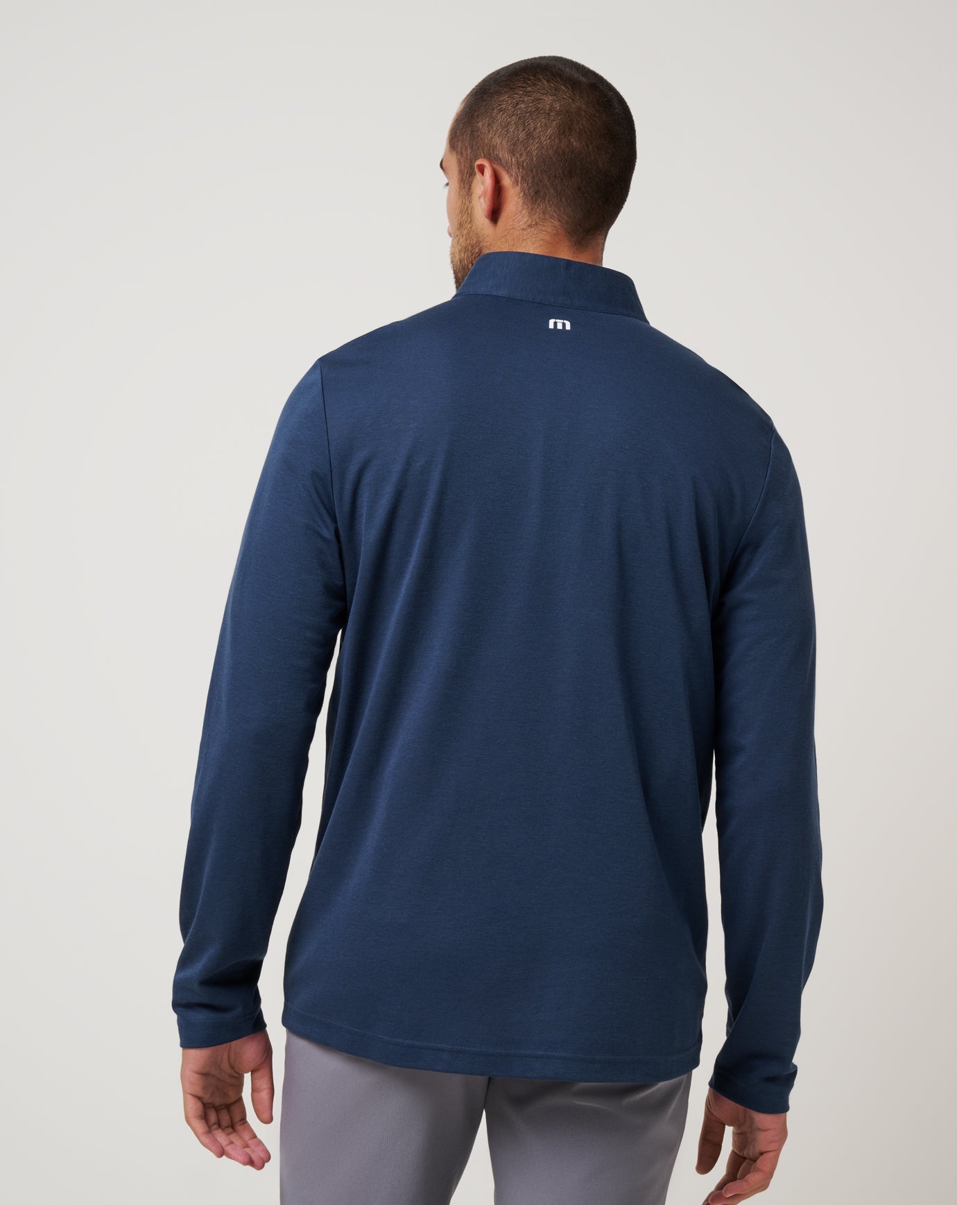 Atlanta Braves Time To Tailgate Quarter Zip Men|New/Navy