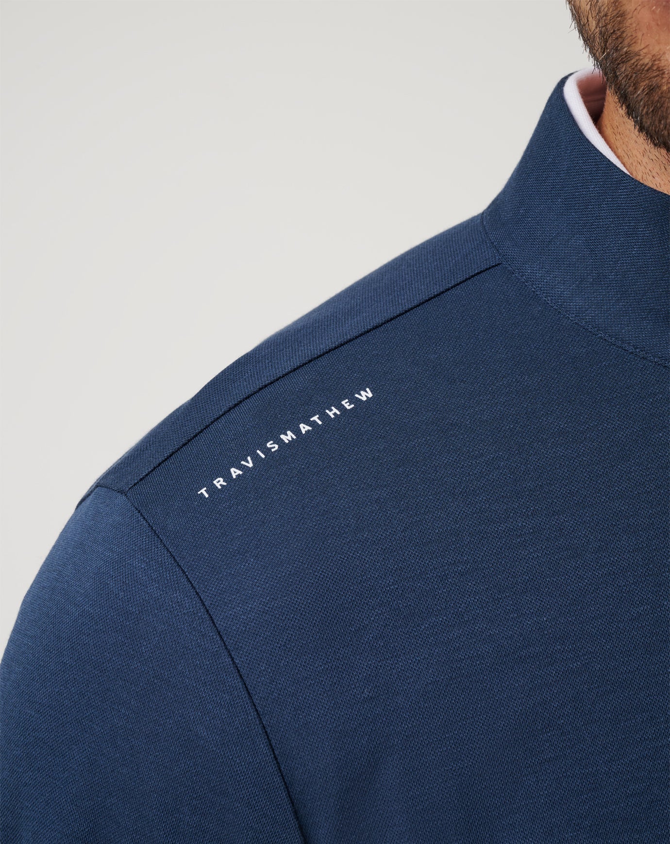 Atlanta Braves Time To Tailgate Quarter Zip Men|New/Navy
