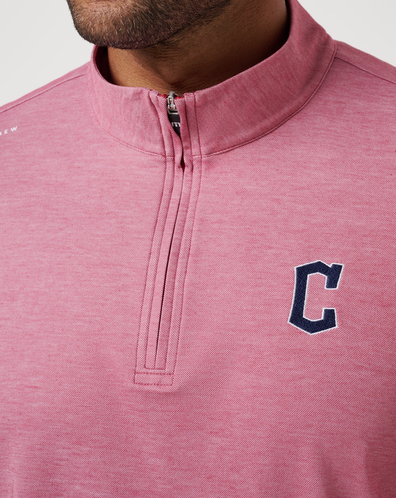 Cleveland Guardians Time To Tailgate Quarter Zip Men|Game Day|New/Heather Red