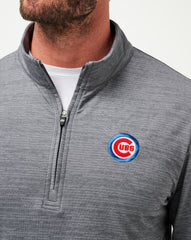 Chicago Cubs The Heater Quarter Zip Men|Game Day|New/Sleet/Quiet Shade