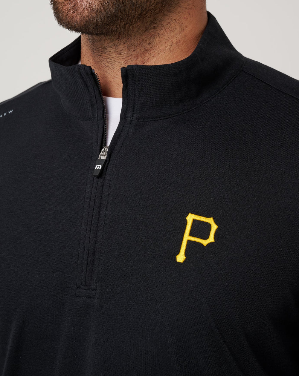 Pittsburgh Pirates Time To Tailgate Quarter Zip Men|New/Black