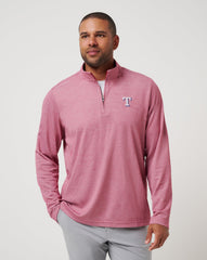 Texas Rangers Time To Tailgate Quarter Zip Men|New/Heather Red