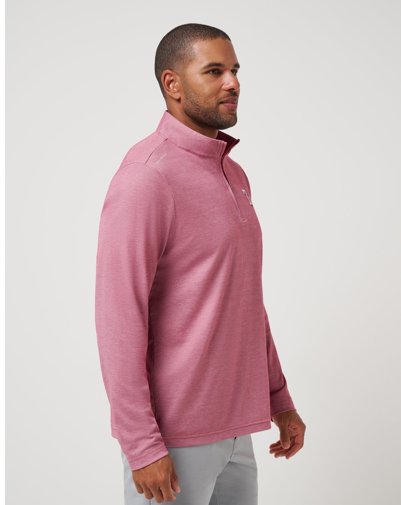Texas Rangers Time To Tailgate Quarter Zip Men|New/Heather Red
