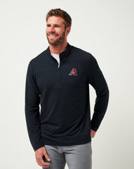 Arizona Diamondbacks The Heater Quarter Zip Men|New/Black