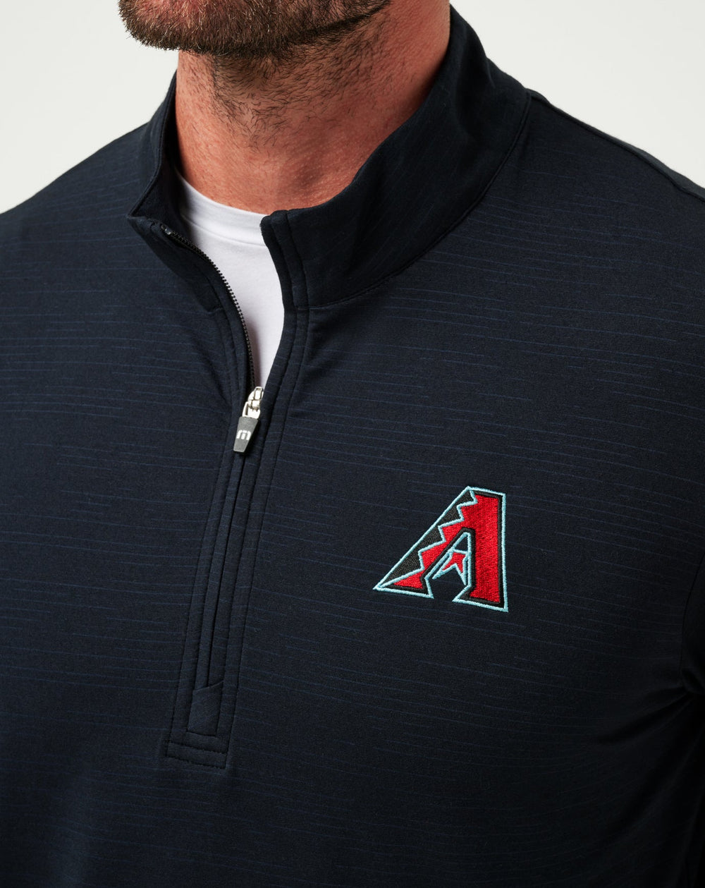 Arizona Diamondbacks The Heater Quarter Zip Men|New/Black