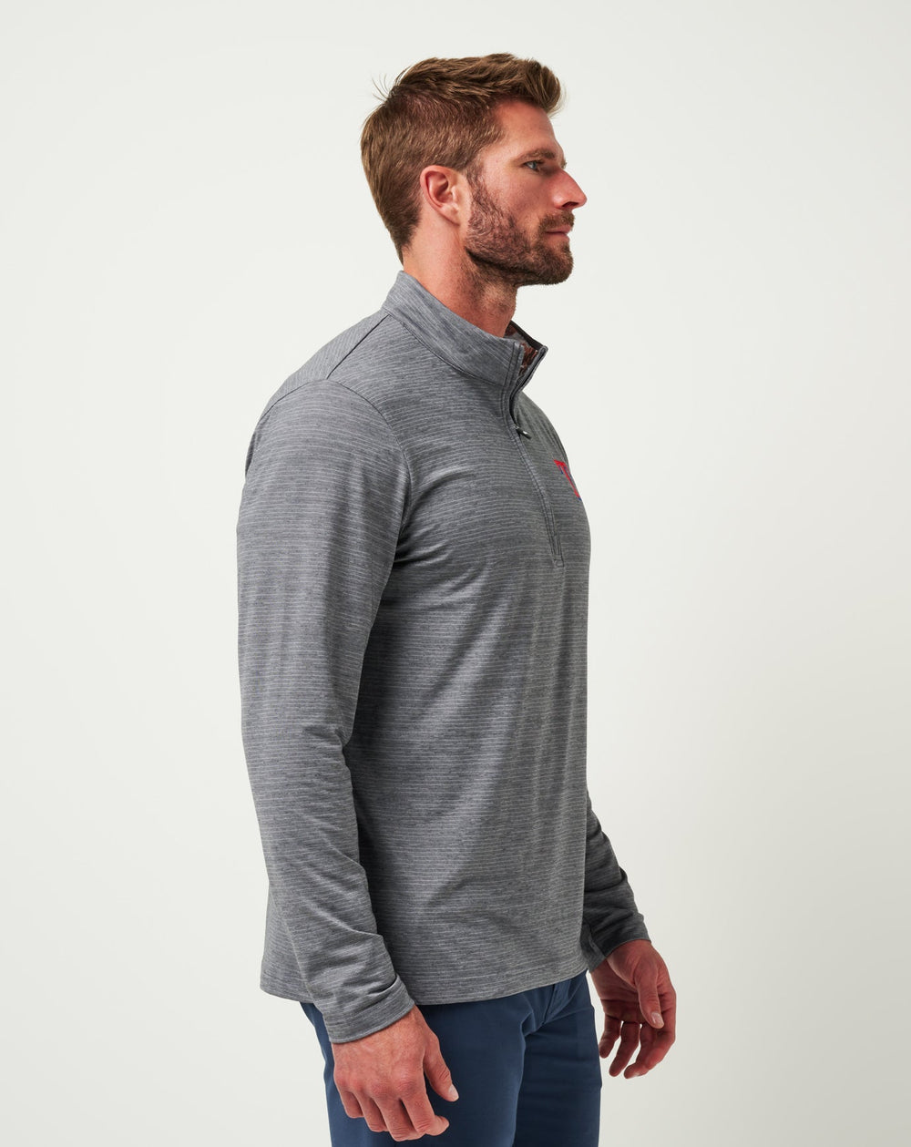 Texas Rangers The Heater Quarter Zip Men|New/Sleet/Quiet Shade