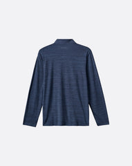 New York Yankees The Heater Quarter Zip Men|Game Day|New/Vintage Indigo/Black