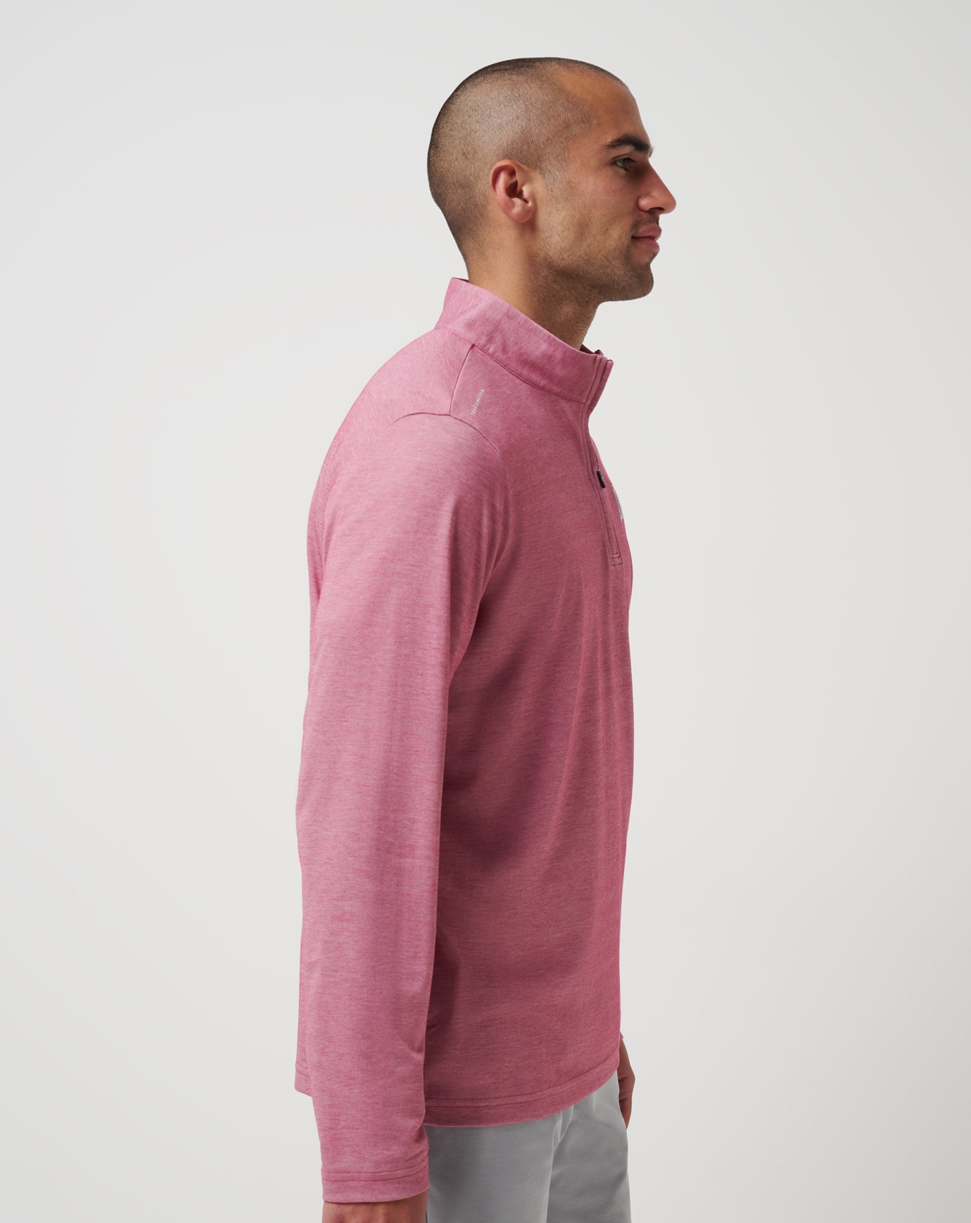 Washington Nationals Time To Tailgate Quarter Zip Men|New/Heather Red
