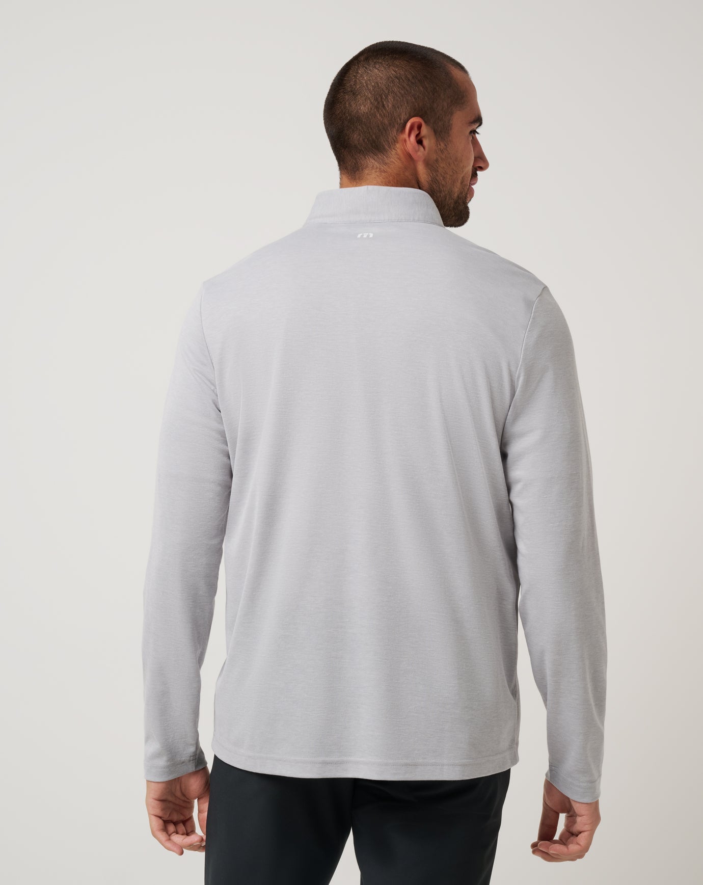 Cincinatti Reds Time To Tailgate Quarter Zip Men|New/Heather Grey