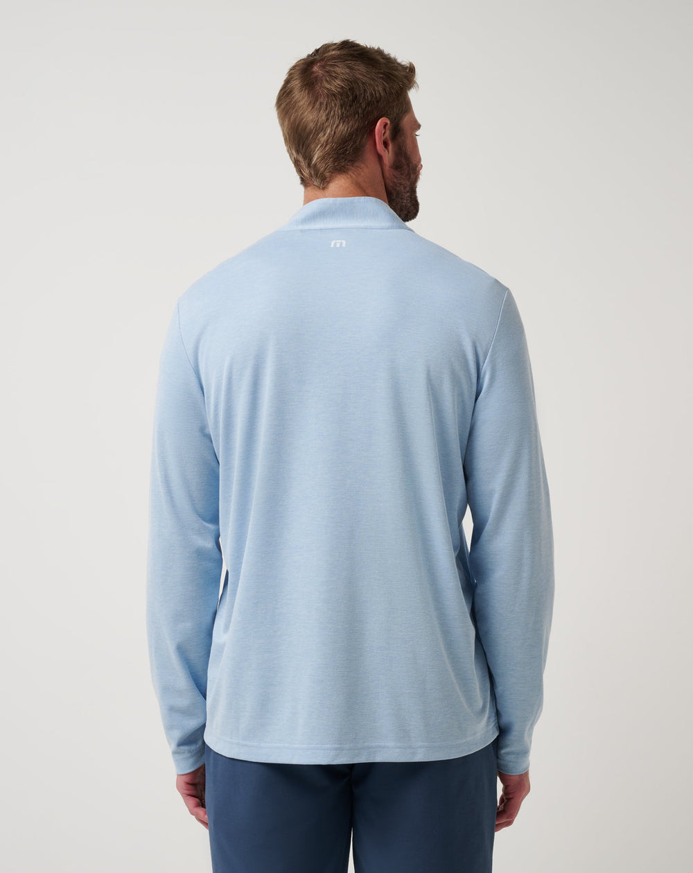 Texas Rangers Time To Tailgate Quarter Zip Men|New/Heather Blue