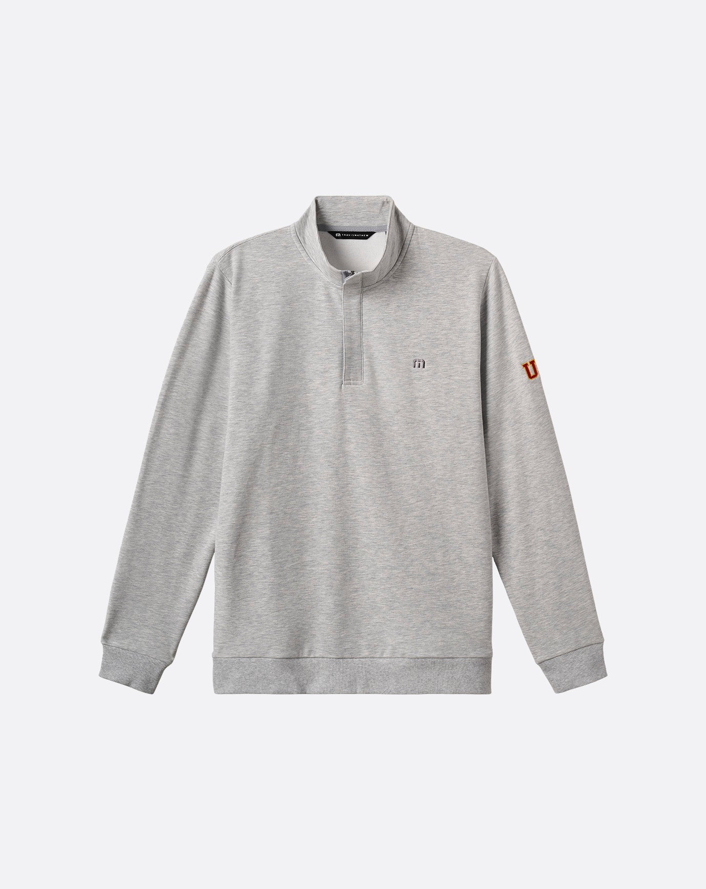 USC Cloud Quarter Zip 2.0 Men|Game Day|New/Heather Light Grey