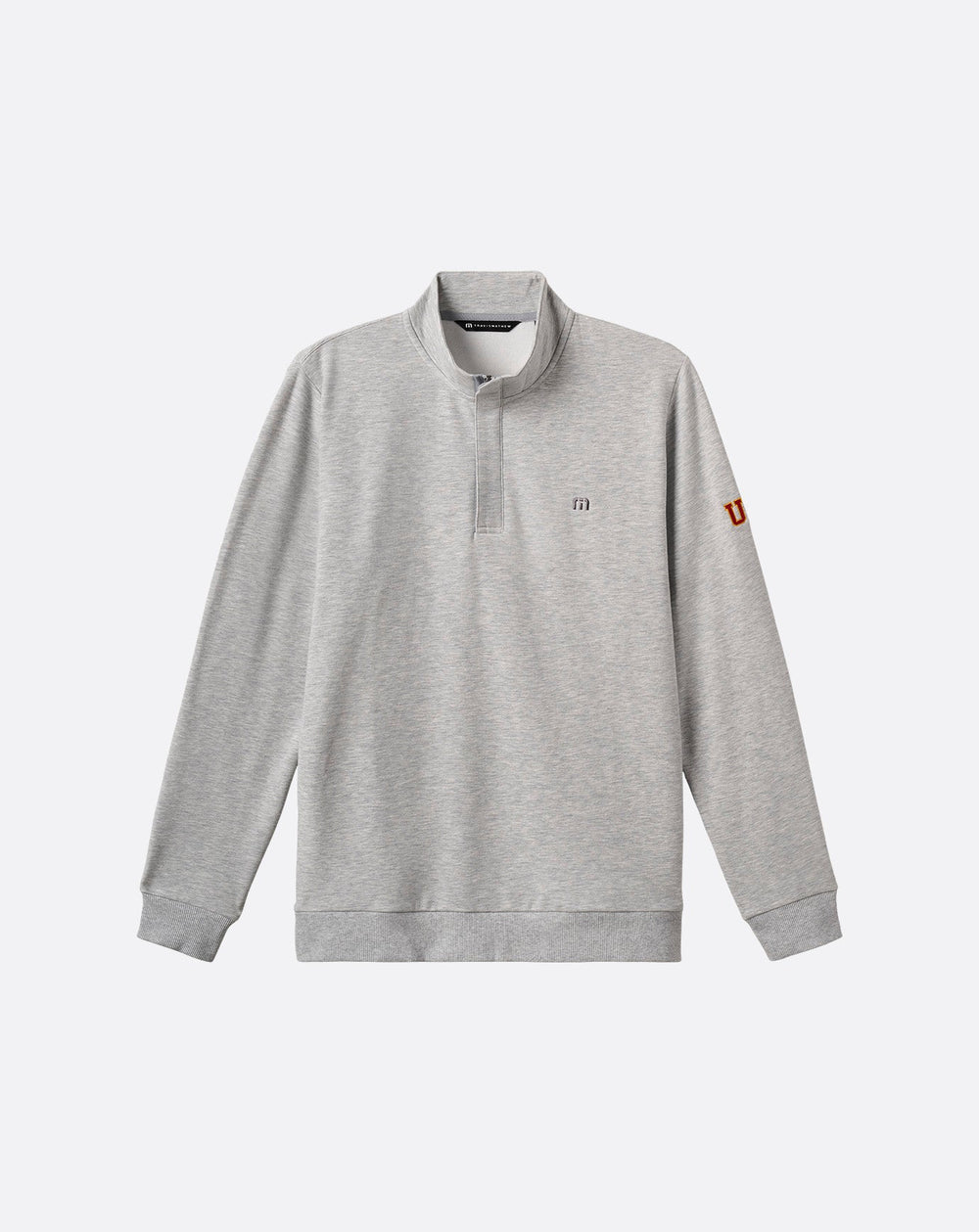 USC Cloud Quarter Zip 2.0 Men|Game Day|New/Heather Light Grey