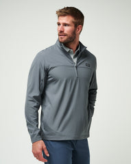 Wanderlust Quarter Zip Men|Golf/Quiet Shade