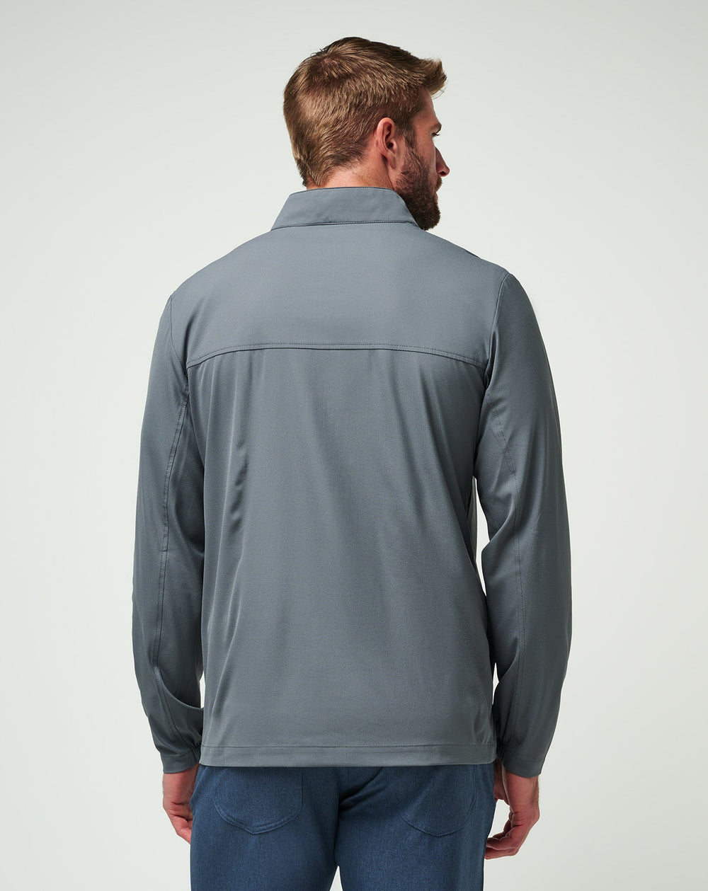 Wanderlust Quarter Zip Men|Golf/Quiet Shade