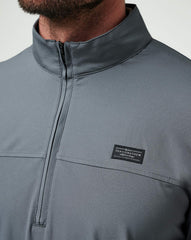 Wanderlust Quarter Zip Men|Golf/Quiet Shade