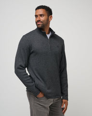 Last Sunset Quarter Zip Men/Heather Dark Grey