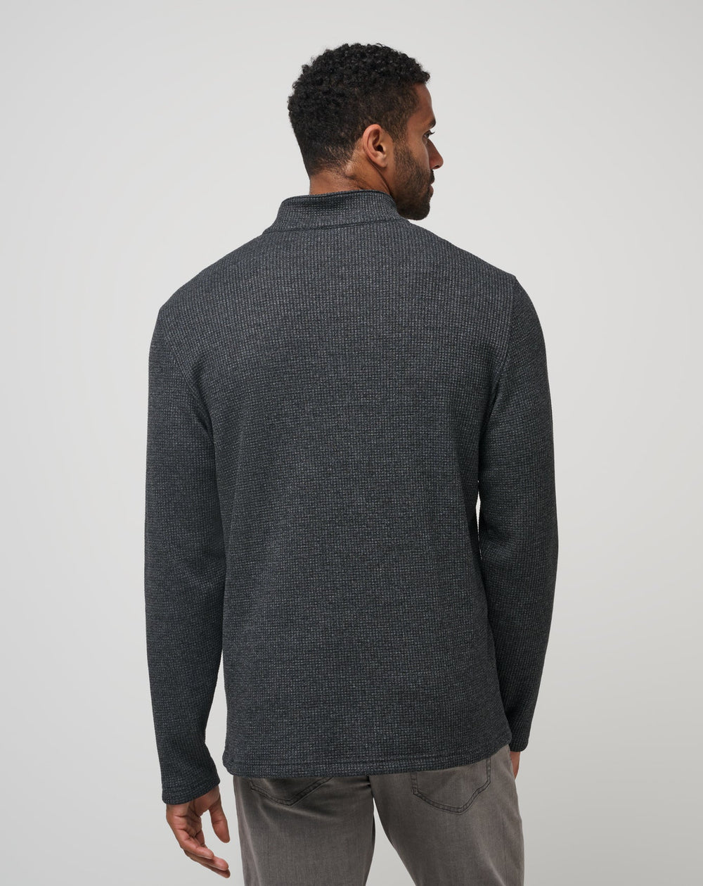 Last Sunset Quarter Zip Men/Heather Dark Grey