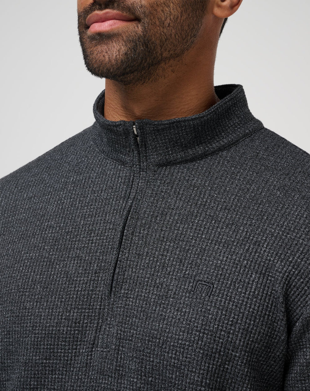 Last Sunset Quarter Zip Men/Heather Dark Grey