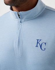 Kansas City Roayals Time To Tailgate Quarter Zip Men|New/Heather Blue