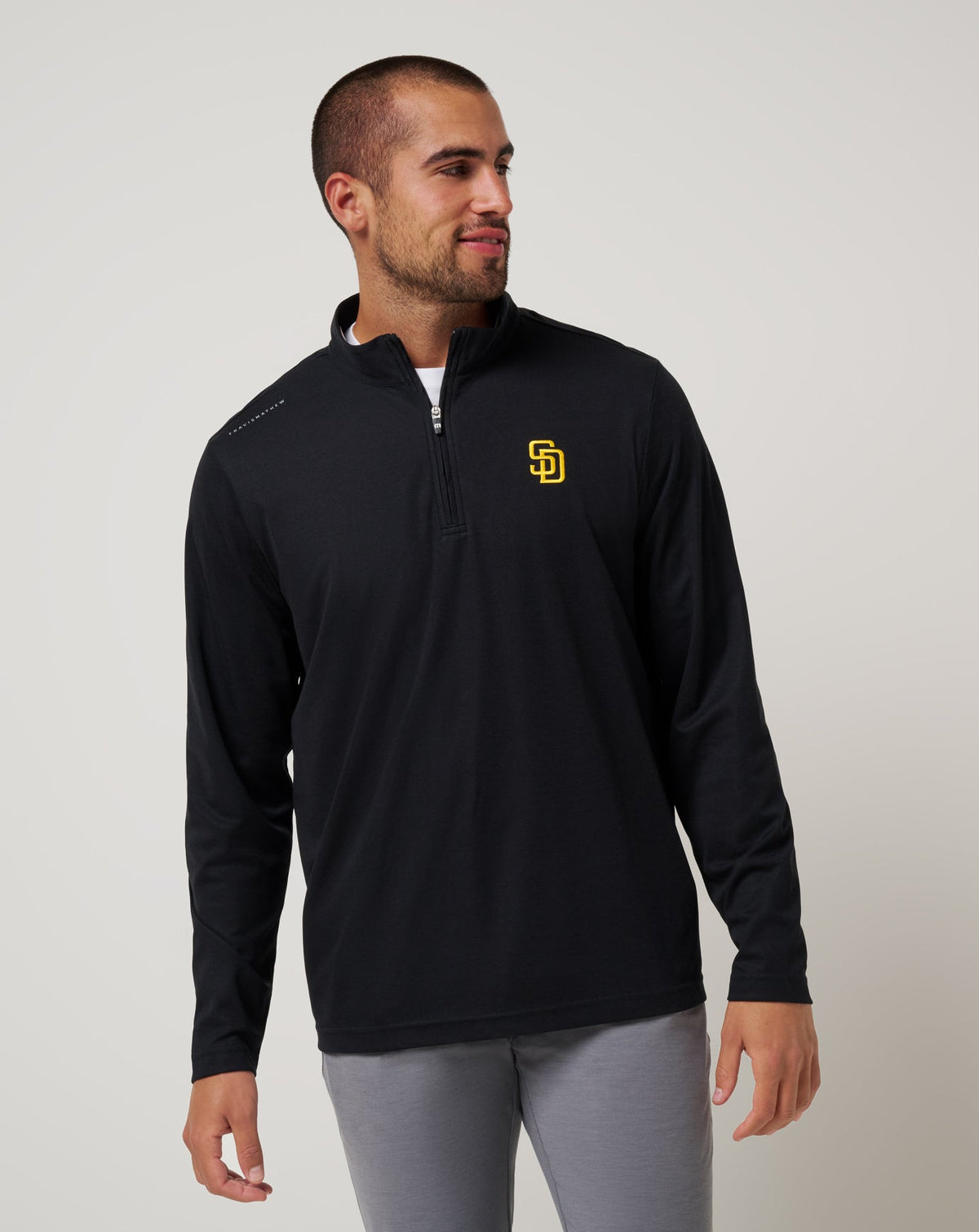 San Diego Padres Time To Tailgate Quarter Zip Men|Game Day|New/Black