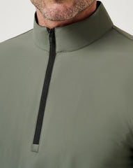 Jeep Tour Quarter Zip Men|Golf/Dark Olive