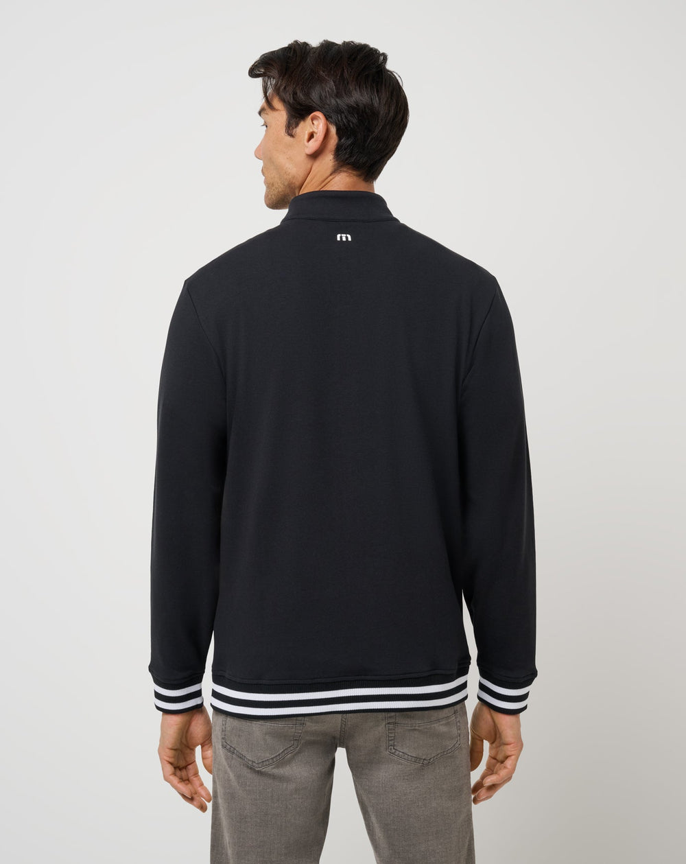 Happier Hour Quarter Zip Men/Black