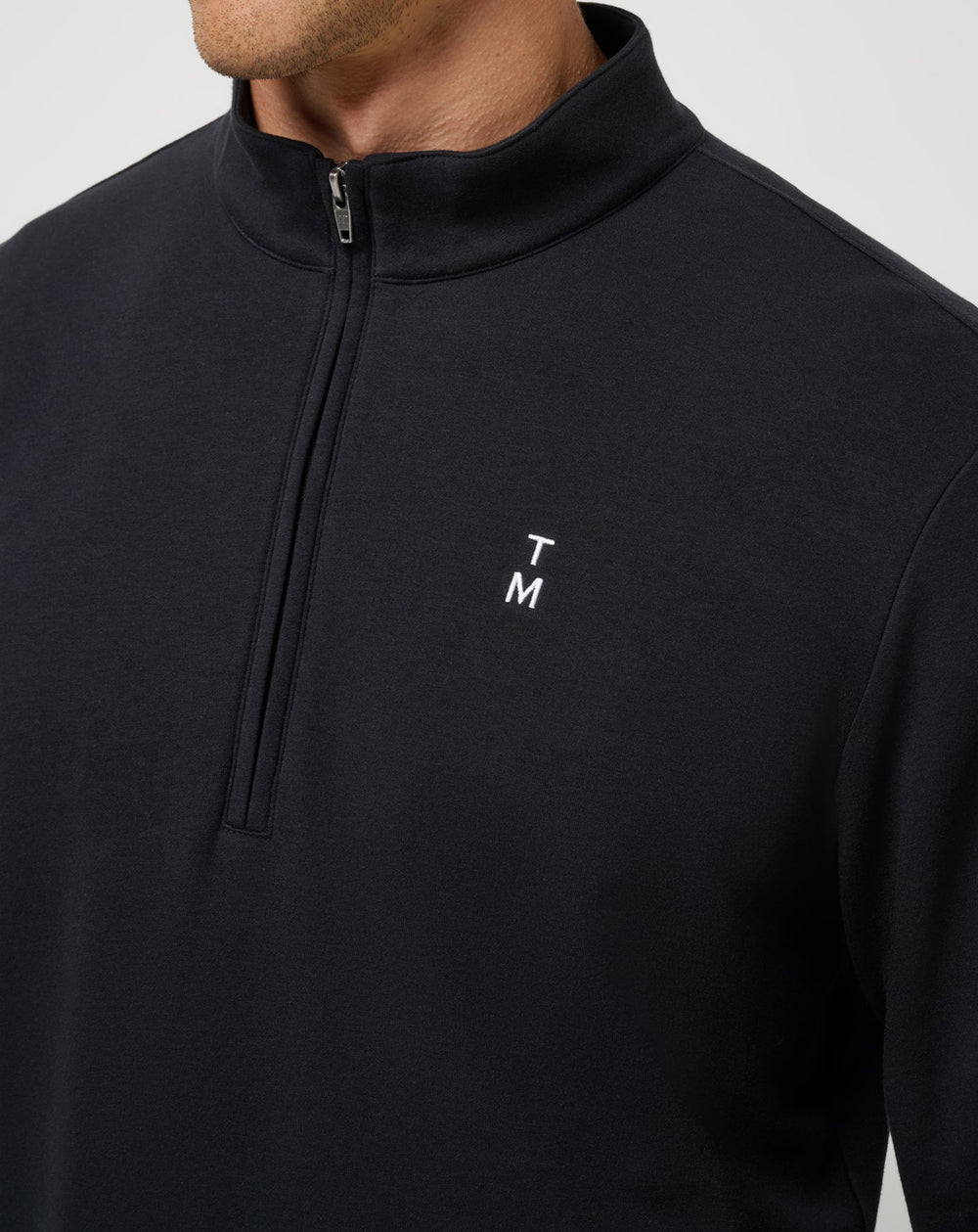 Happier Hour Quarter Zip Men/Black