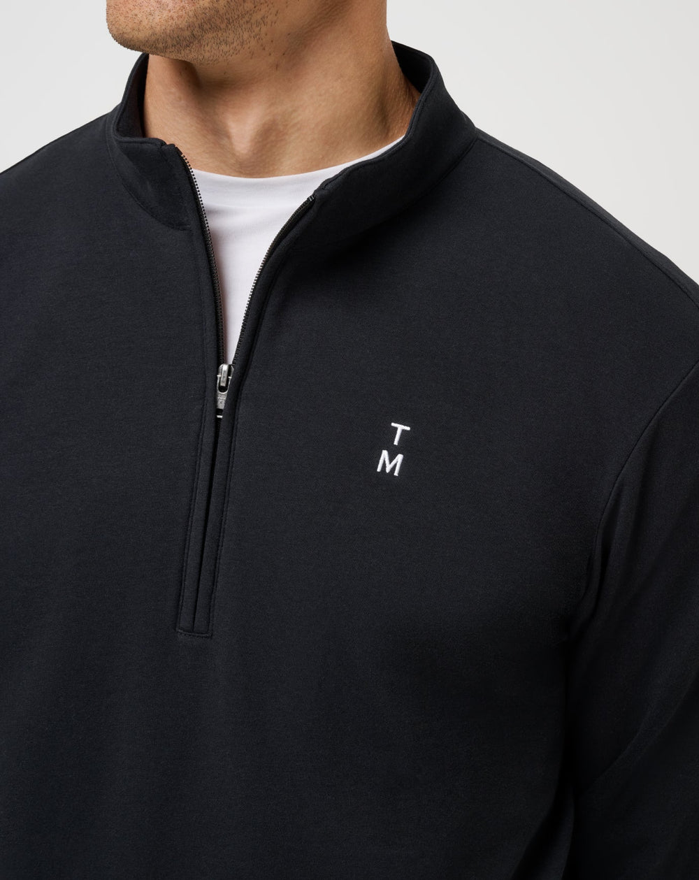 Happier Hour Quarter Zip Men/Black