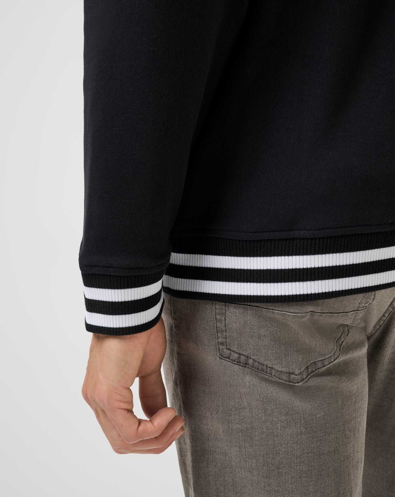 Happier Hour Quarter Zip Men/Black