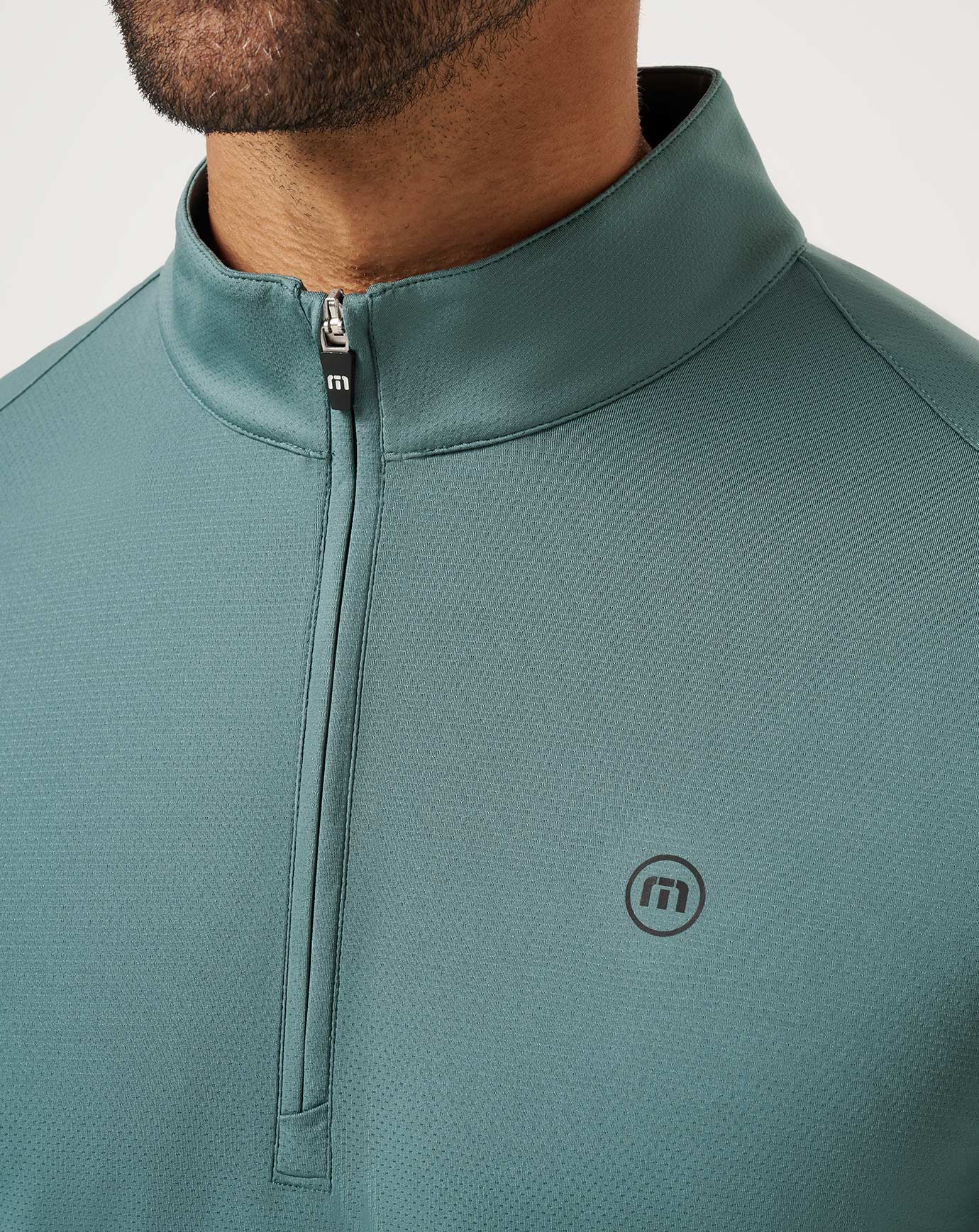 Heater Pro Quarter Zip Men|Golf/Silver Pine