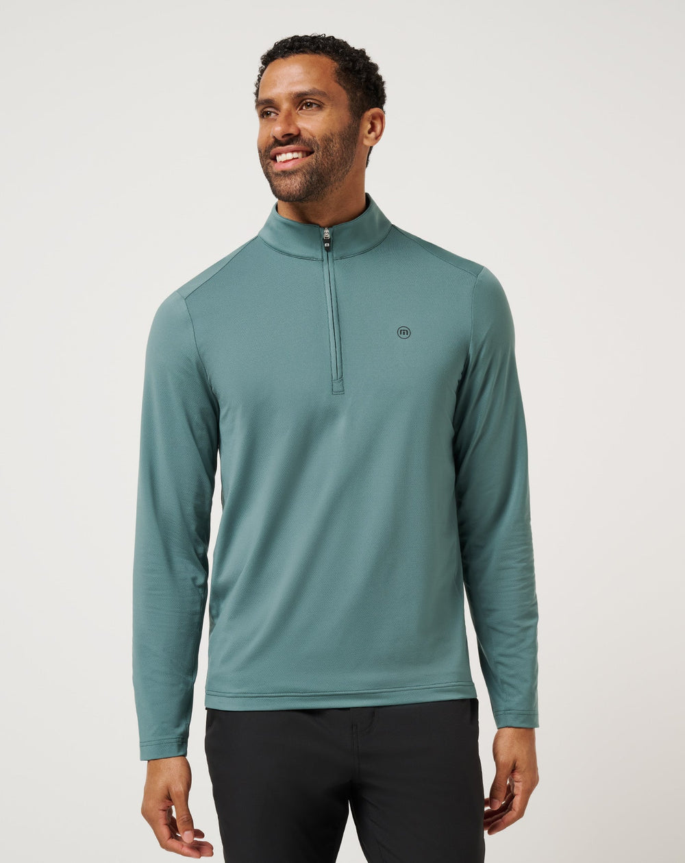 Heater Pro Quarter Zip Men|Golf/Silver Pine