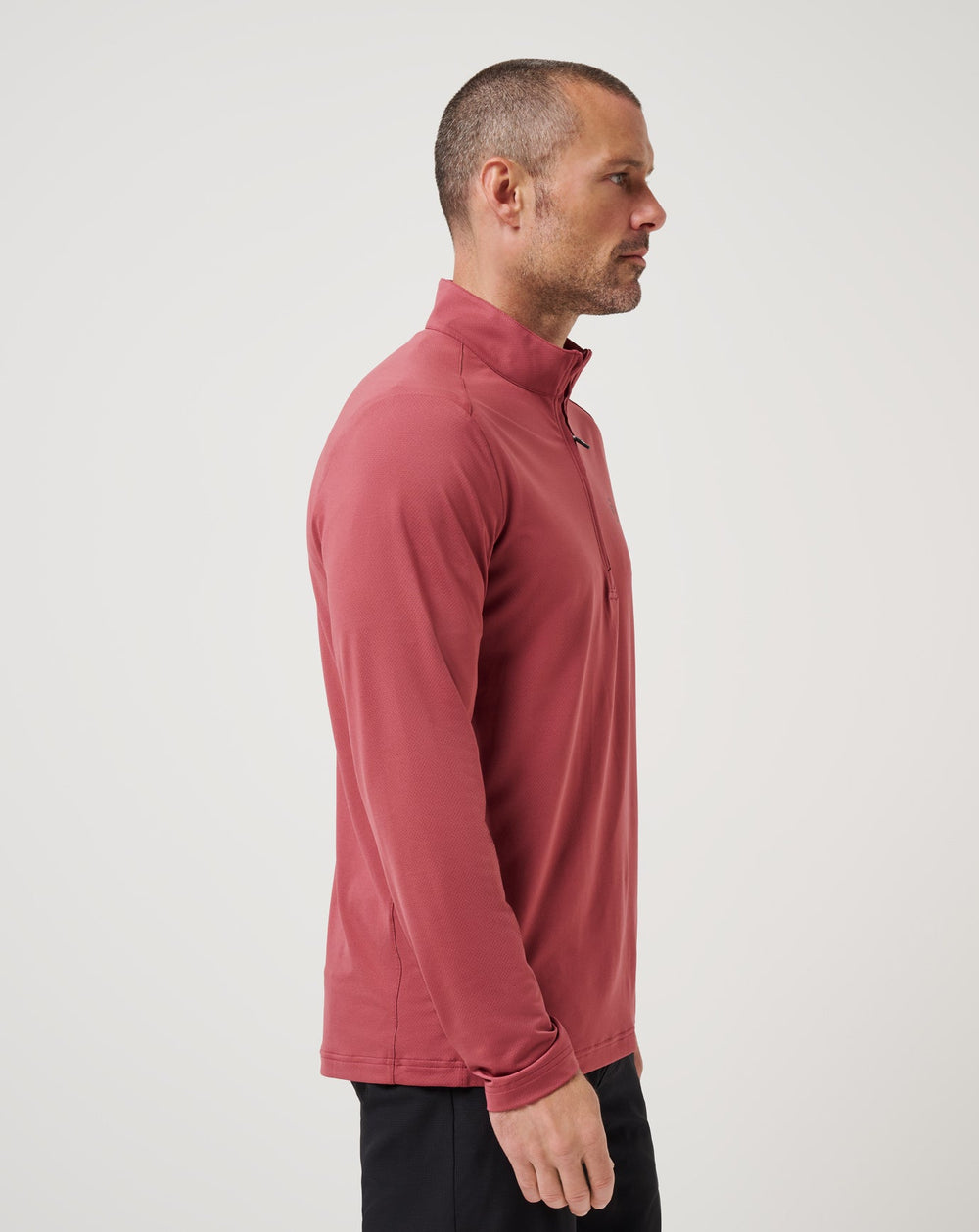 Heater Pro Quarter Zip Men|Golf/Roan Rouge