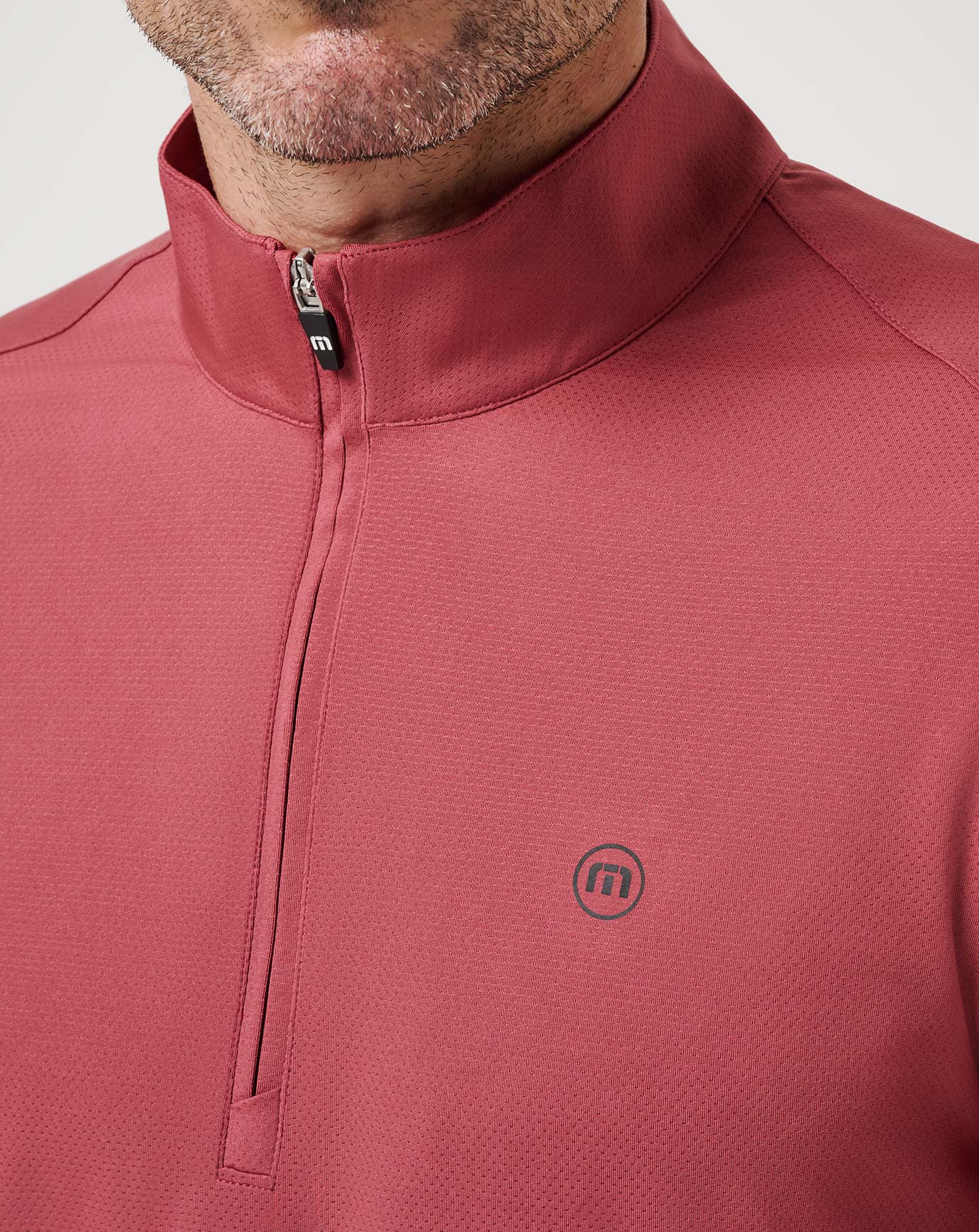 Heater Pro Quarter Zip Men|Golf/Roan Rouge