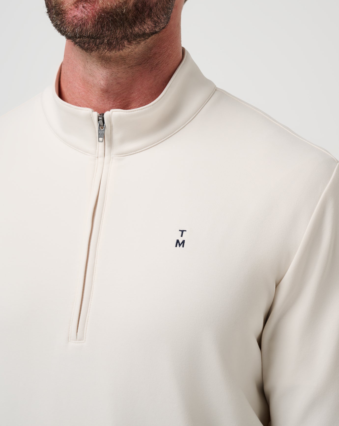 Happier Hour Quarter Zip Men/Birch