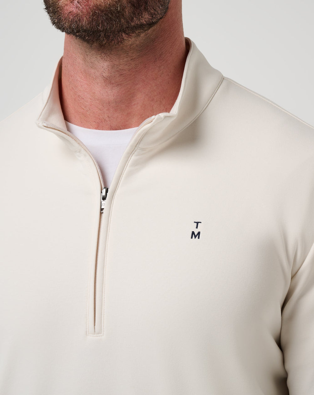 Happier Hour Quarter Zip Men/Birch