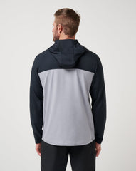 Coin Toss Quarter Zip Hoodie Men|New/Heather Light Grey