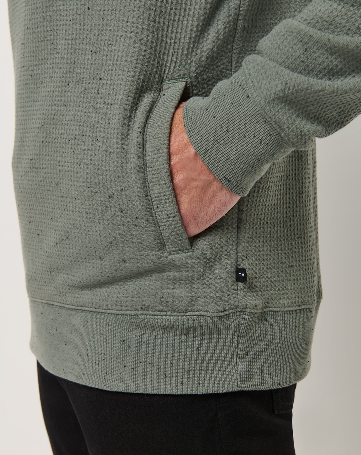 Cloud Waffle Hoodie Men/Dark Olive