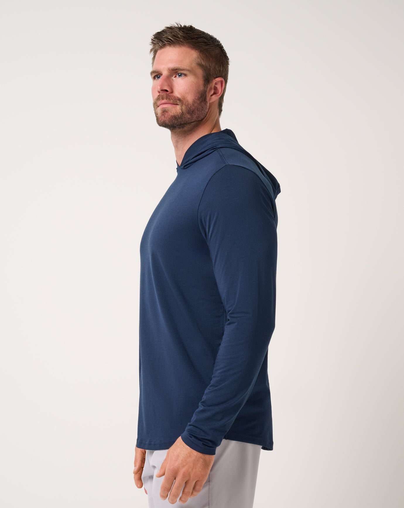 Performance Jersey Hoodie Men|Golf/Total Eclipse