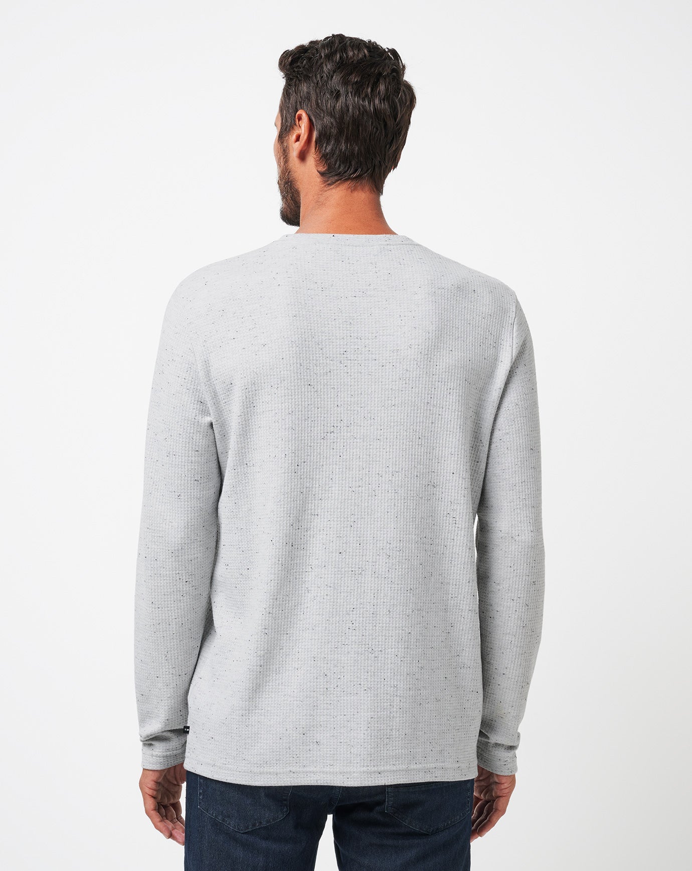 Cloud Waffle Crew Men/Heather Light Grey